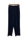 【中古】MACPHEE◆24SS/バックサテンジョーゼットタックテーパードパンツ/34/--/BLK/12-04-42-04534【レディースウェア】
