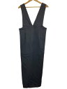 【中古】SACRA◆キャミワンピース/38/ウール/BLK/121507041//【レディースウェア】