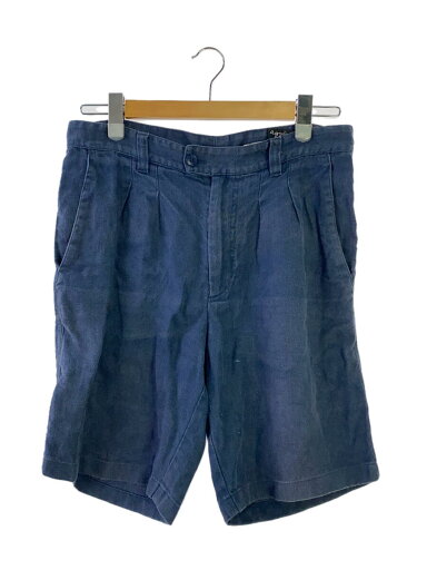 【中古】agnes b. homme◆ショートパンツ/38/リネン/BLU【メンズウェア】 【中古】agnes b. homme◆ショートパンツ/38/リネン/BLU【メンズウェア】