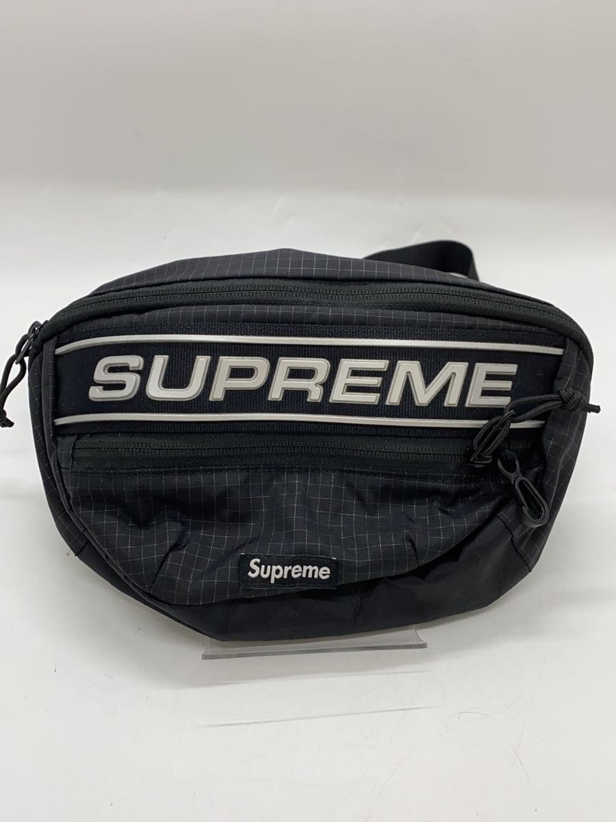 SUPREME - 【中古】Supreme◆ウエストバッグ/ナイロン/BLK/無地【バッグ】