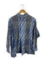 【中古】ISSEY MIYAKE MEN◆長袖シャツ/M/コットン/NVY【メンズウェア】