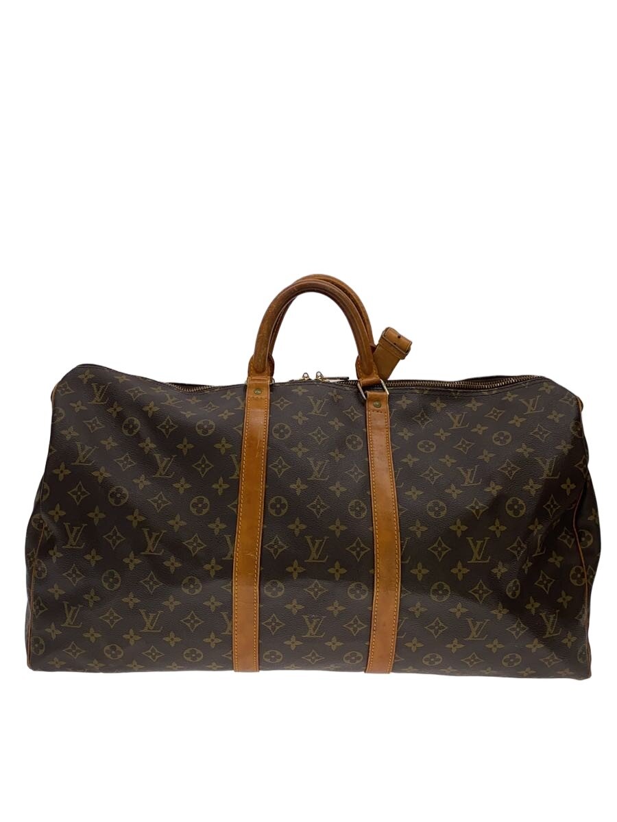 【ブランド】LOUIS VUITTON 【ブランドカナ】ルイヴィトン 【型番】M41424 【程度】C 【サイズ】 【メインカラー】ブラウン 【素材・生地】PVC（ビニール） 【キーワード】　　 2025/11/06 スーパーセカンドストリートいわき平店【3831】【中古】LOUIS VUITTON◆キーポル55_モノグラム・キャンバス/PVC/BRW【バッグ】 ブランド LOUIS VUITTON 型番 M41424 カラー ブラウン 柄 素材・生地 PVC（ビニール）>色・素材について サイズ >サイズ表示について 実寸（cm） 【バッグ】 マチ：25.5 / 高さ：30.5 / 幅：57 / 持ち手：32 【その他】 その他サイズ：/ 商品は　スーパーセカンドストリートいわき平店の店頭にて販売しております。商品に関するお問合わせは、お電話(TEL:0246-46-2011)にて、問合わせ番号：2338316373609をお伝えください。 配送方法やお支払い方法に関するお問い合わせは、サポートセンターまでご連絡をお願いします。 ※お電話の対応は営業時間内のみとなります。お問い合わせフォームでお問い合わせの際はご注文番号をご記入下さい この商品に関する出品店舗からのコメント 1汚れあり持ち手を含むヌメ革部分にスレや黒ずみ、ひび割れ等の劣化がございます。また、角スレや内側の汚れ、金具のメッキ剥がれ等の使用感が目立ちます。店頭でも同時販売しておりますので、状態が変化する場合がございます。何かご不明な点などございましたらお気軽に店舗までお問い合わせくださいませ。