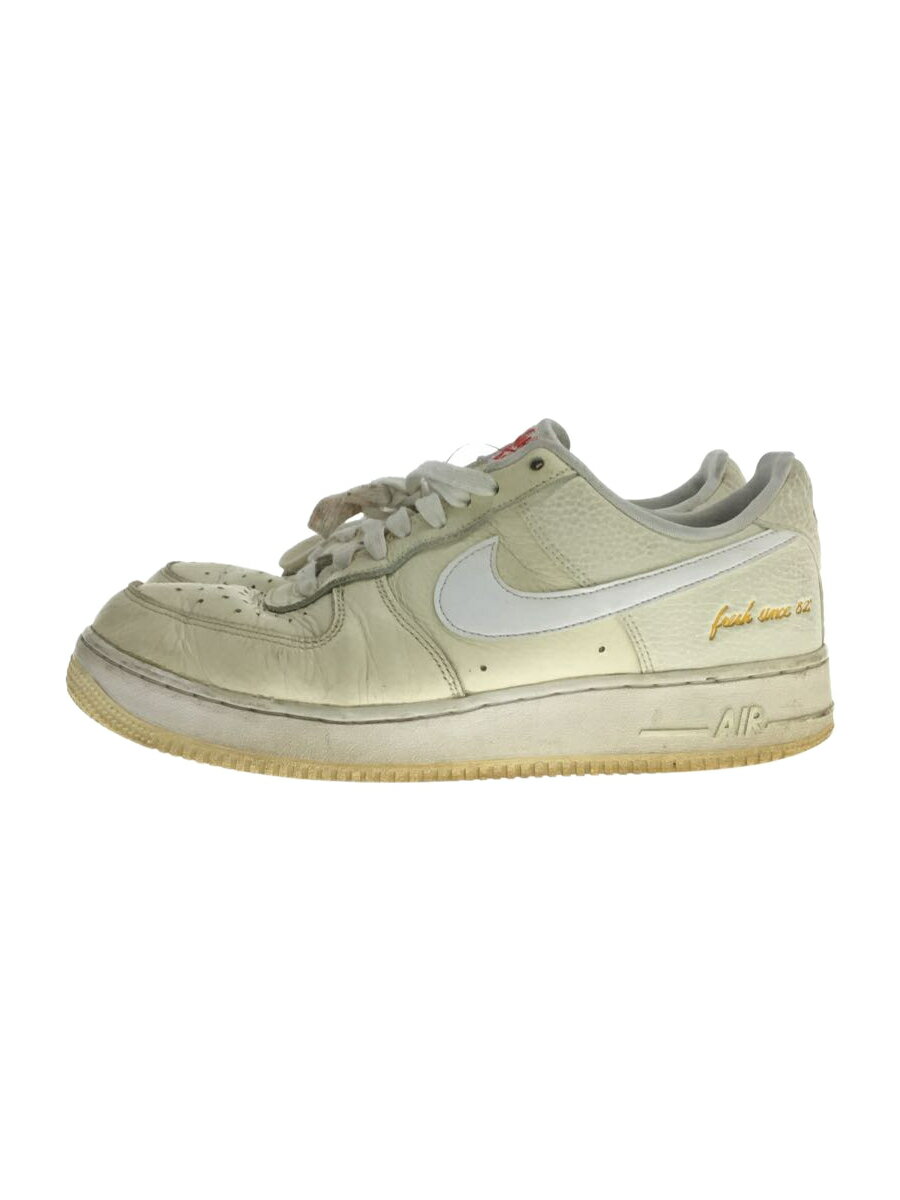 【中古】NIKE◆AIR FORCE 1 07 PREMIUM EMB_エア フォース 1 07 プレミアム エンベデッド/US1【シューズ】