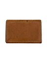 【中古】Hender Scheme◆カードケース/レザー/BRW/使用に伴うシミやキズ有/folded card case【服飾雑貨他】