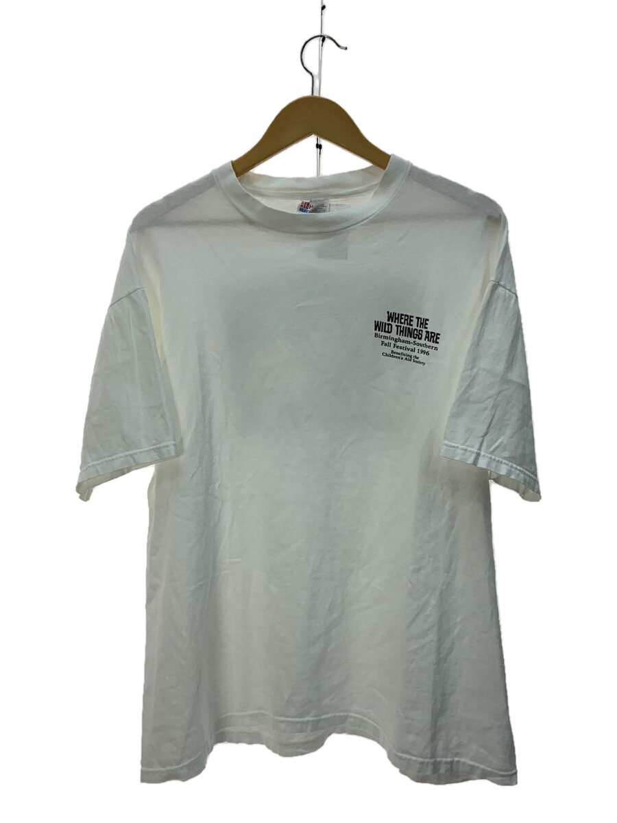 【中古】Hanes◆90S/怪獣達のいるところ/Tシャツ/XL/コットン/WHT【メンズウェア】