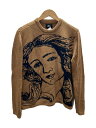 【中古】STUSSY◆VENUS SWEATER/ニット・セーター(厚手)/M/コットン/BRW/プリント【メンズウェア】(4)