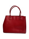 【中古】agnes b VOYAGE◆ハンドバッグ/レザー/RED【バッグ】(4)