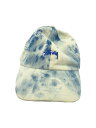 【中古】STUSSY◆キャップ/--/コットン/BLU/総柄/メンズ/131596【服飾雑貨他】