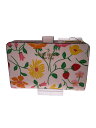【中古】kate spade new york◆2つ折り財布/--/PNK/花柄/レディース/コンパクト バイフォールド ウォレット M ケイトス【服飾雑貨他】