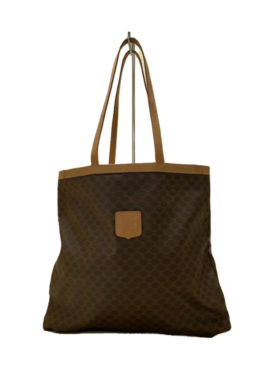 【中古】CELINE◆トートバッグ/--/BRW/総柄/M15/2/マカダム//【バッグ】