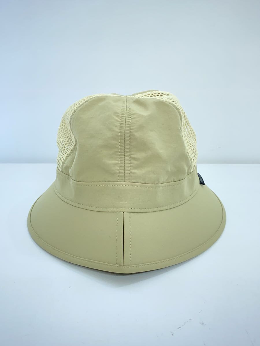 【中古】THE NORTH FACE◆FOLD MESH HAT/ハット/M/ナイロン/BEG/無地/レディース/NN02033【服飾雑貨他】