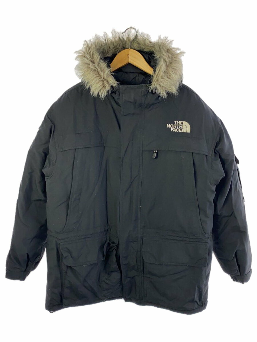 【中古】THE NORTH FACE◆ダウンジャケット/M/ポリエステル/ブラック/ファージャケット/608546【メンズウェア】