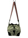 【中古】LOVE MOSCHINO◆クロスボディバッグ/ショルダーバッグ/キャンバス【バッグ】