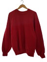 【中古】JERZEES◆90s/USA製/スウェット/XXL/コットン/RED【メンズウェア】