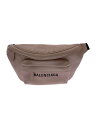【中古】BALENCIAGA◆ウエストバッグ/レザー/ピンク/579617【バッグ】