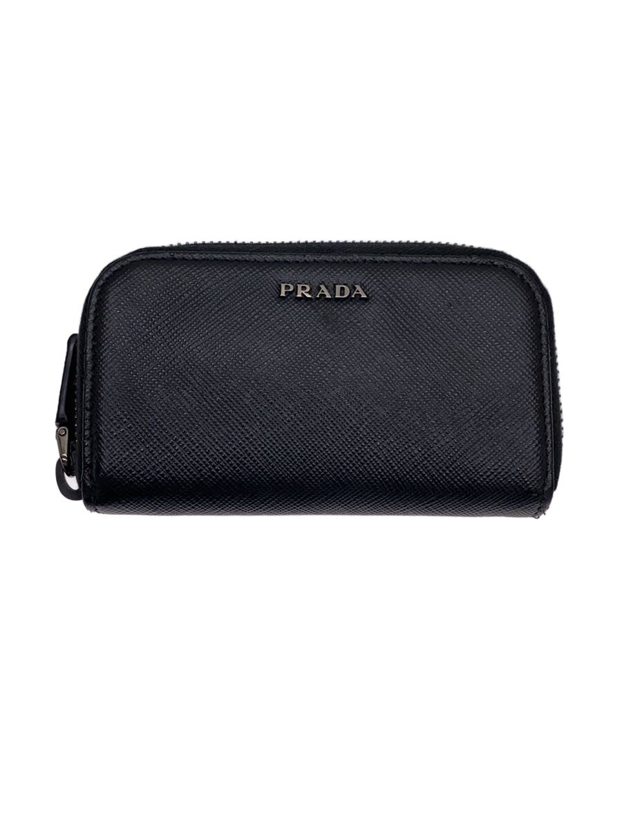 【中古】PRADA◆キーケース/レザー/BLK/メンズ/2PG604【服飾雑貨他】