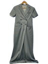 【中古】MAISON SPECIAL◆オールインワン/36/ポリエステル/GRY/21241265312【レディースウェア】