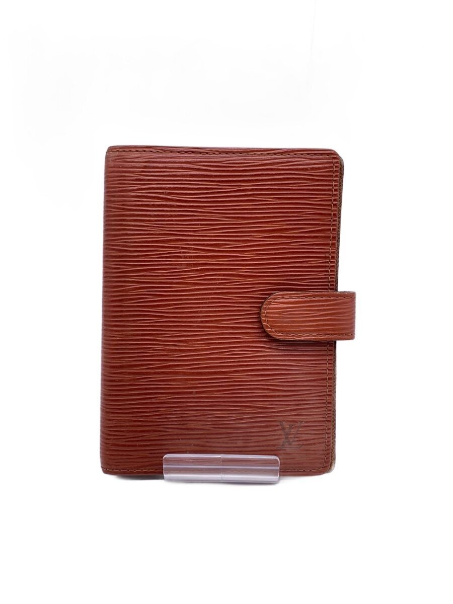 【中古】LOUIS VUITTON◆アジェンダPM_エピ/--/BRW/レディース【服飾雑貨他】