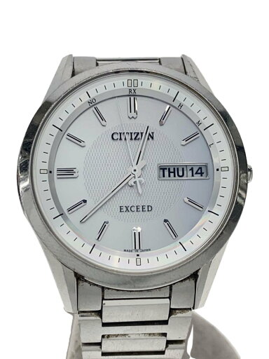 【中古】CITIZEN◆ソーラー腕時計/アナログ/--/SLV/SLV/チタン/H100-T021212/ベルト、ベゼル傷【服飾雑貨他】 【中古】CITIZEN◆ソーラー腕時計/アナログ/--/SLV/SLV/チタン/H100-T021212/ベルト、ベゼル傷【服飾雑貨他】