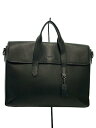 【中古】COACH◆サリバン・ポートフォリオ・ブリーフ/レザー/BLK【バッグ】
