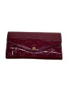 【中古】LOUIS VUITTON◆ポルト・フォイユ・サラ_モノグラム・ヴェルニ_PUP/エナメル/PUP/総柄/レディース【服飾雑貨他】