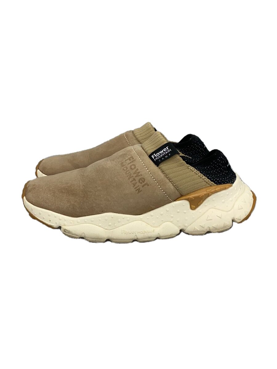 【中古】Flower MOUNTAIN◆ローカットスニーカー/26.5cm/BEG/FM67085/CAMP MOUTON/キャンプムートン【シューズ】