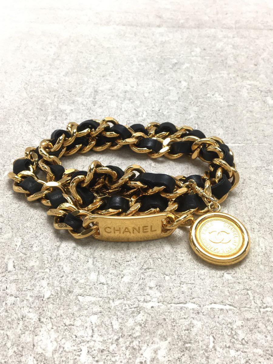 CHANEL◆ベルト/--/GLD/レディース/ヴィンテージアイテム