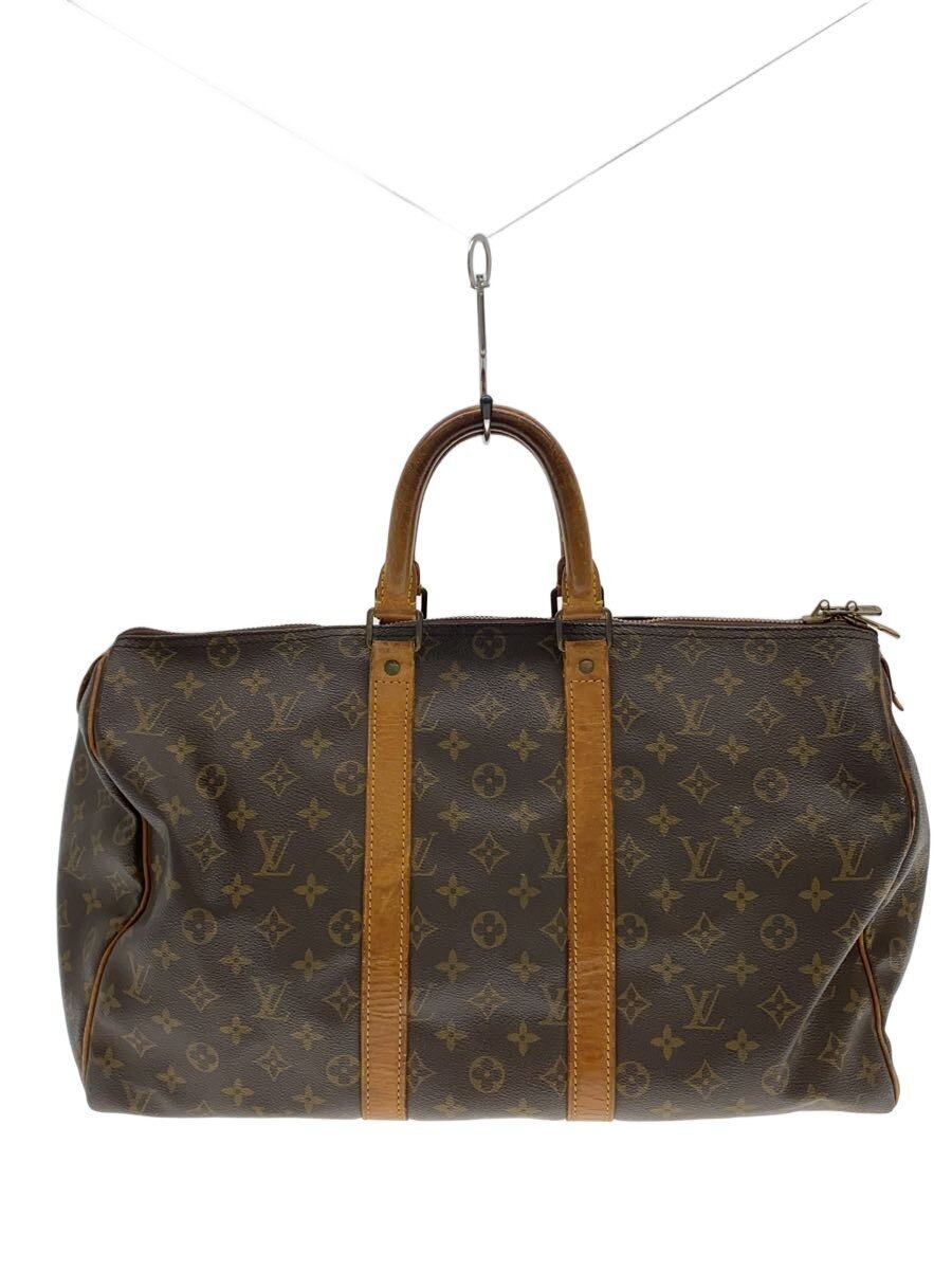 【中古】LOUIS VUITTON◆キーポル45_モノグラム・キャンバス/PVC/BRW/総柄/M41428【...