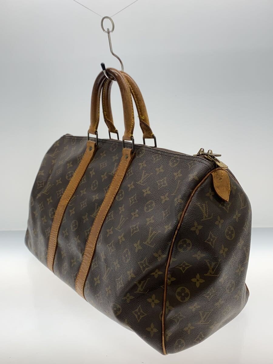 【中古】LOUIS VUITTON◆キーポル45_モノグラム・キャンバス/PVC/BRW/総柄/M41428【...