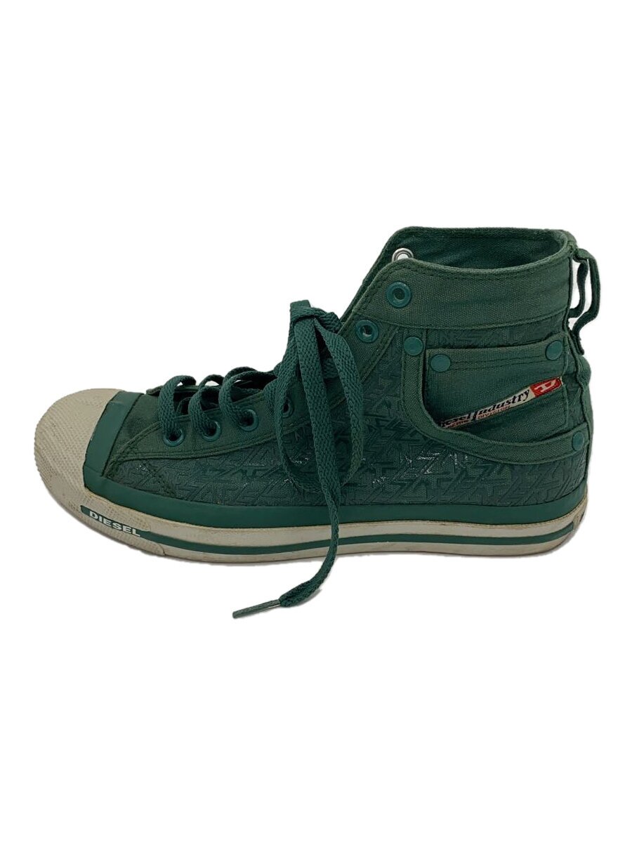 【中古】DIESEL◆ハイカットスニーカー/25.5cm/GRN/F8-03-YL【シューズ】