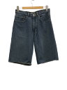 【中古】AURALEE◆WASHED HARD TWIST DENIM 5P SHORTS/デニムショートパンツ/3/A20SP11DM【メンズウェア】