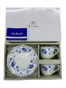 【中古】NARUMI◆カップ&ソーサー/2点セット/BLU【キッチン用品】