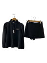 【中古】epine◆tulle wool blouse/ribbon tulle wool skir/ウール/BLK/KF315/KF305【レディースウェア】