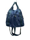 【中古】russet◆リュック/ナイロン/NVY/総柄【バッグ】(4)