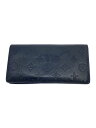 【中古】LOUIS VUITTON◆ポルト・フォイユ・ブラザ_モノグラム・シャドウ_BLK/牛革/BLK/メンズ【服飾雑貨他】