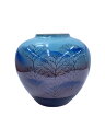 【中古】九谷焼◆壷・花瓶/BLU【インテリア小物・日用雑貨】