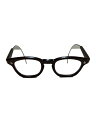 【中古】AMERICAN OPTICAL◆50s~60s/AOロゴ/メガネ/--/プラスチック/BRW/CLR/メンズ//【服飾雑貨他】