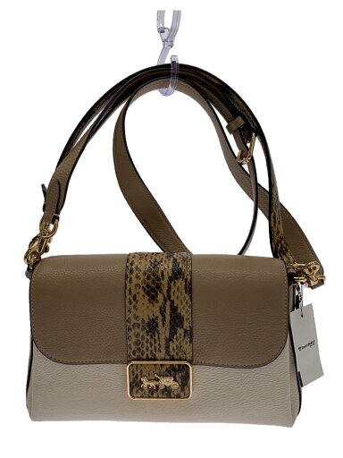 【中古】COACH◆ショルダーバッグ/レザー/BRW/CD483//【バッグ】 【中古】COACH◆ショルダーバッグ/レザー/BRW/CD483//【バッグ】