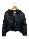 【中古】OLLEBOREBLA◆ジップパーカー/--/ポリエステル/BLK/521323//【レディースウェア】