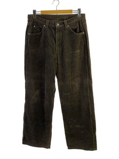 【中古】Levi’s◆USA製/90s/L2/太畝/BAGGY WIDE LEG/34/コーデュロイ/BRW/無地【メンズウェア】 【中古】Levi’s◆USA製/90s/L2/太畝/BAGGY WIDE LEG/34/コーデュロイ/BRW/無地【メンズウェア】