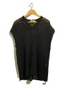 【中古】JieDa◆24SS/タグ付き/ニットベスト(薄手)/2/コットン/GRY/JIE-24S-KN03//【メンズウェア】