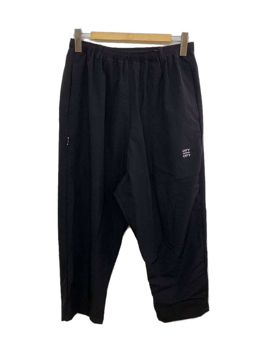 【中古】CITY COUNTRY CITY◆Embroiderd Logo Stretch Easy Pants/one/ナイロン/BLK/CCC-241P004【メンズウェア】