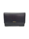 【中古】FURLA◆3つ折り財布/レザー/B