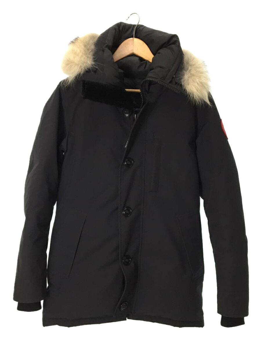 【中古】CANADA GOOSE◆ダウンジャケット/S/ポリエステル/BLK/無地/3438JM/JASPER PARKA/ブラック【メンズウェア】