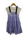 【中古】ANNA SUI Mini◆Tシャツ+ジャンパースカート/セットアップ/150cm/コットン/WHT【キッズ】