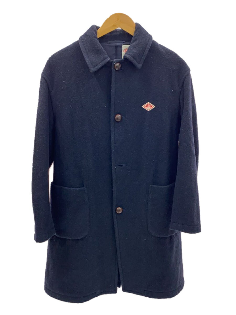 【中古】DANTON◆17AW ウールモッサコート/36/ウ