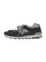 【中古】NEW BALANCE◆ローカットスニーカー/27.5cm/NVY/M1400NV【シューズ】