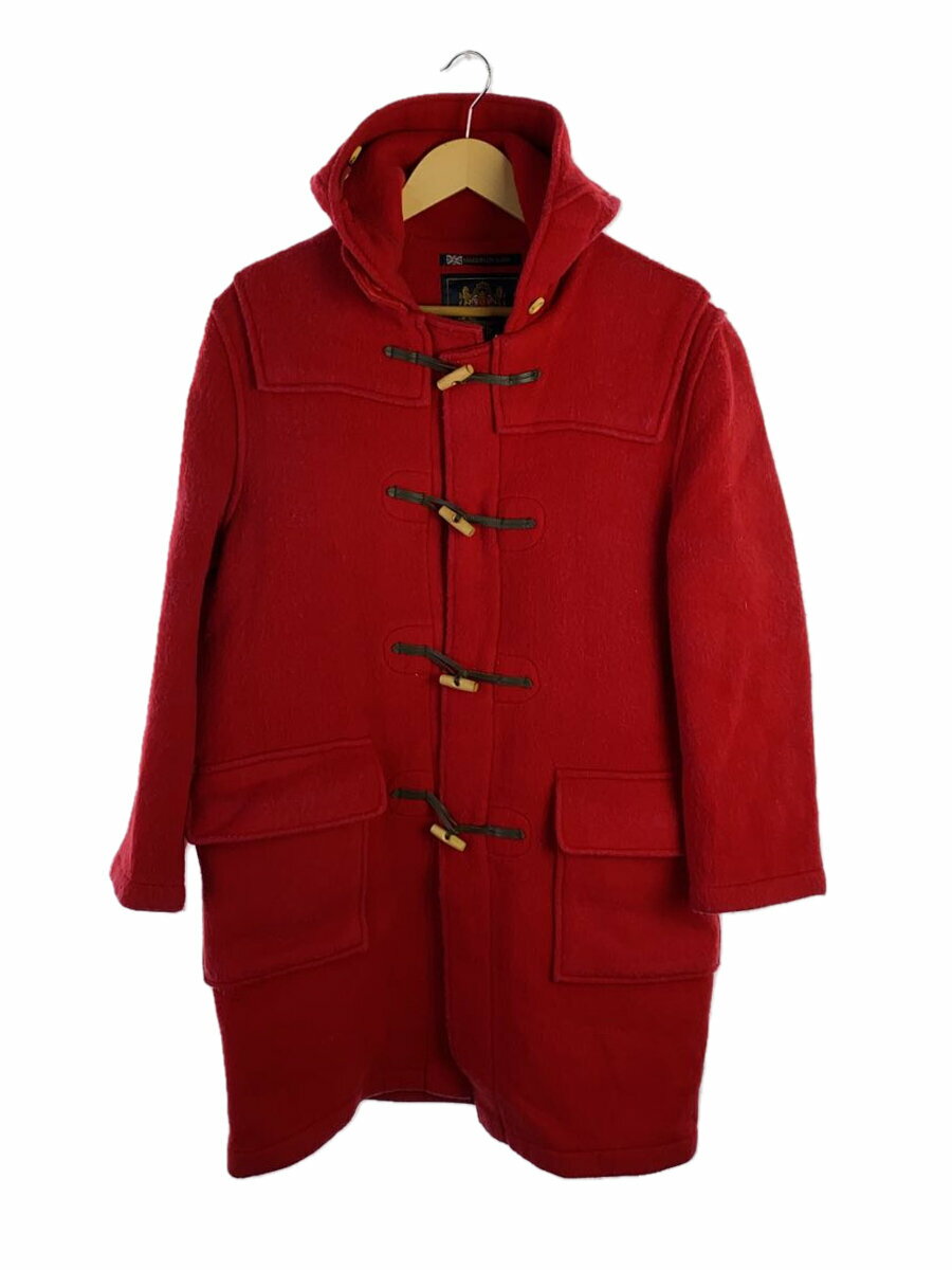 【中古】Gloverall◆ダッフルコート/--/ウール/RED【メンズウェア】