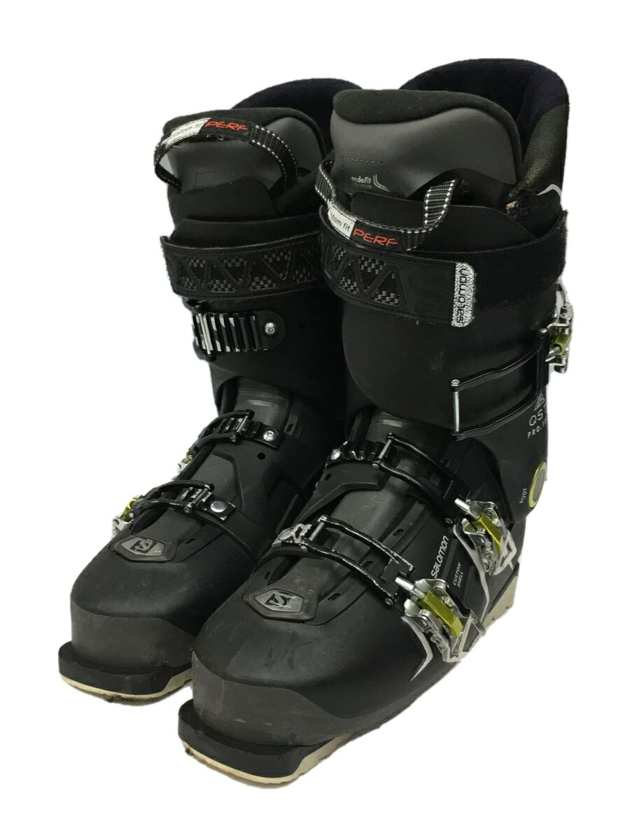 【中古】salomon◆スキーブーツ/28cm/BLK/アダルト【スポーツ】