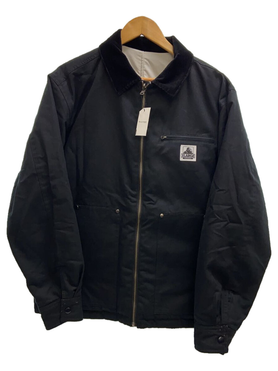 【中古】X-LARGE◆カバーオール/L/コットン/BLK/無地/101233021017【メンズウェア】